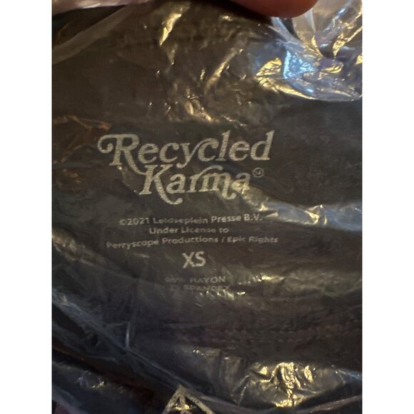 AC/DC The Razors Edge Tour 1990 Tie-Dye T-Shirt XS Recycled Karma Cotton/Polyest - Picture 4 of 5